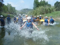Rafting r�o Cabriel (Grupos escolares)