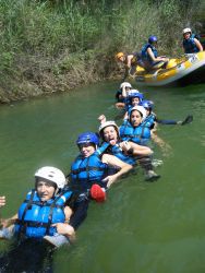 Rafting r�o Cabriel (Grupos escolares)