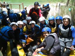 Rafting r�o Cabriel (Grupos escolares)
