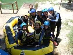 Rafting r�o Cabriel (Grupos escolares)